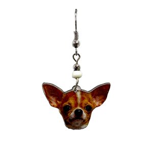 Acrylic Chihuahua Earrings