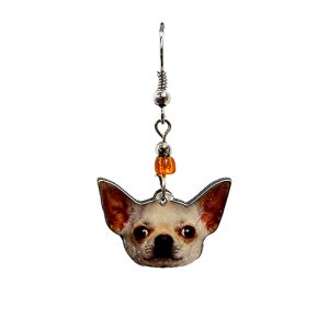 Acrylic Chihuahua Earrings