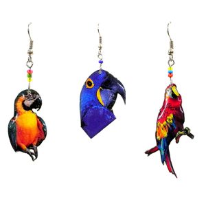 Acrylic Parrot Earrings
