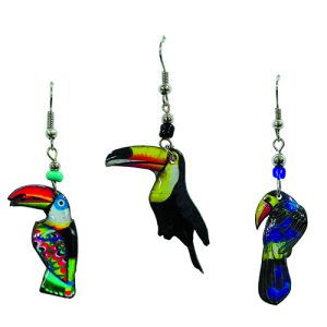 Acrylic Toucan Earrings
