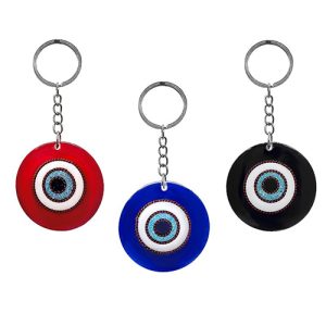Acrylic Evil Eye Keychain