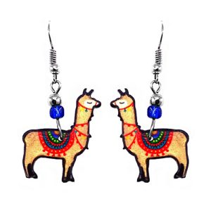 Acrylic Llama Earrings
