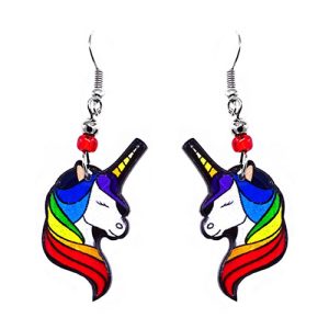 Acrylic Unicorn Earrings