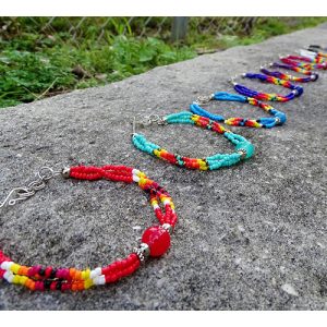 Handmade Native Beaded Bracelet (Peru)